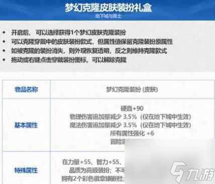 单机攻略《DNF》2024春节克隆皮肤属性介绍