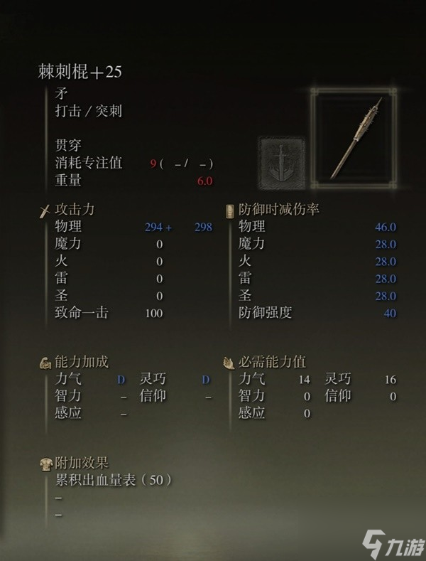 《艾尔登法环》感应补正及自带出血武器图鉴 出血武器获取方法一览