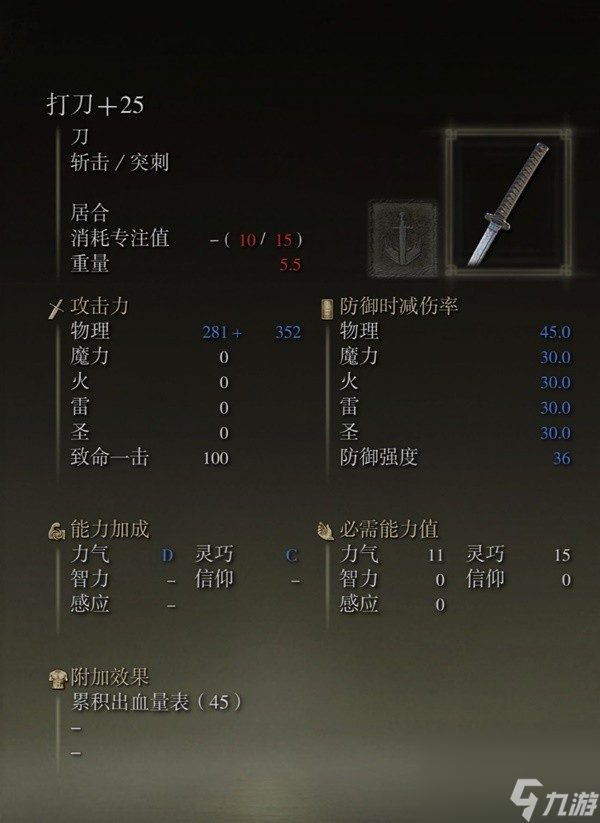 《艾尔登法环》感应补正及自带出血武器图鉴 出血武器获取方法一览