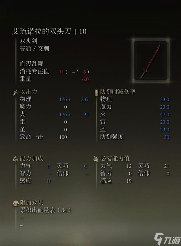 《艾尔登法环》感应补正及自带出血武器图鉴 出血武器获取方法一览