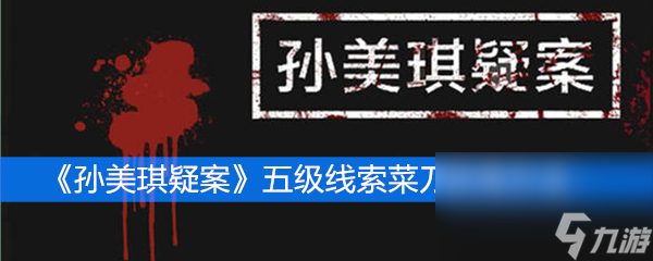 《孙美琪疑案》五级线索菜刀获得方法