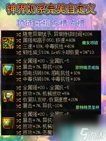单机攻略《dnf》神界奶完美自定义推荐