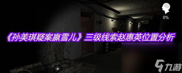 《孙美琪疑案嬴雪儿》三级线索赵惠英位置分析