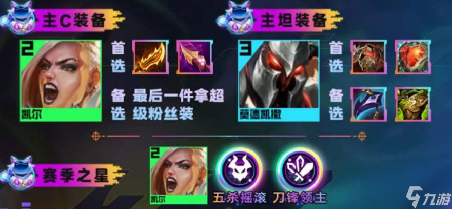 《云顶之弈》s10五杀天使阵容选择推荐一览