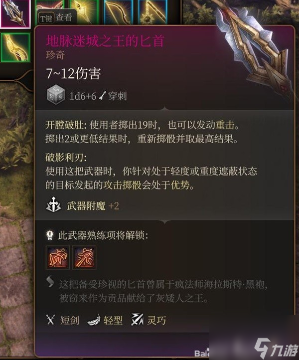 《博德之门3》第1.5章装备武器获取攻略 瑰尘修道院伊雷珂养育间装备怎么获取