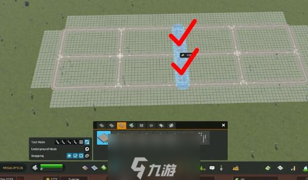 城市天际线2跨线立交桥怎么造