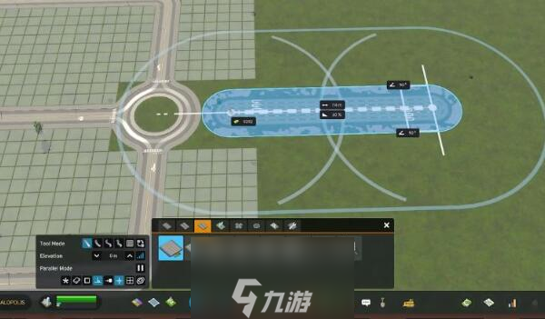 城市天际线2跨线立交桥怎么造