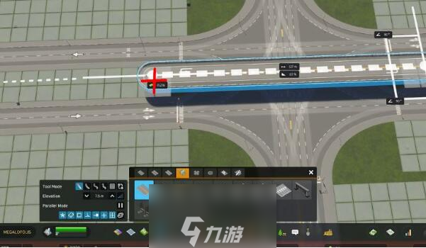 城市天际线2跨线立交桥怎么造