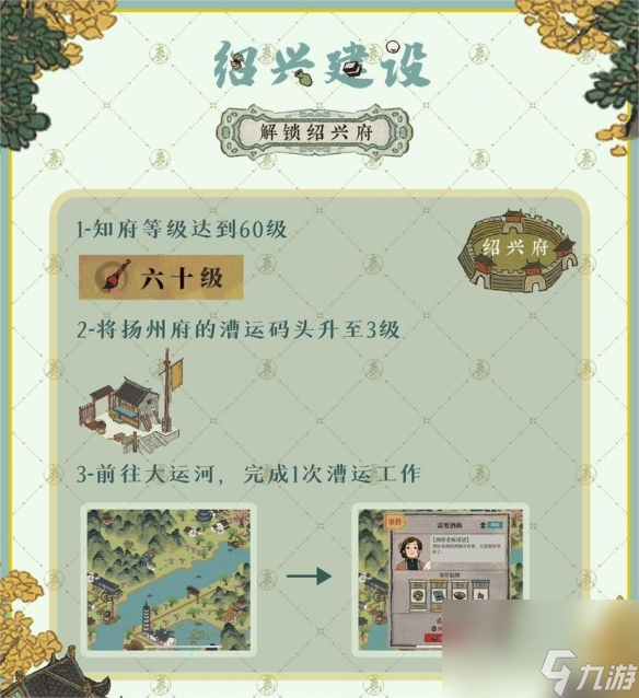 《江南百景图》怎么开启绍兴府