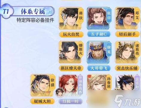 三國(guó)志幻想大陸T0陣容強(qiáng)度排行一覽
