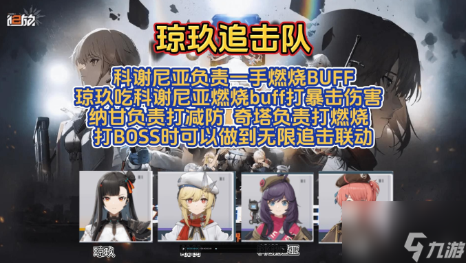 少女前線2追放瓊玖陣容搭配推薦