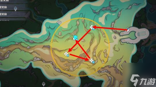 <a id='link_pop' class='keyword-tag' href='https://www.9game.cn/yuanshen/'>原神</a>4.3秘宝迷踪第六天攻略-第六天能量收集及线索宝箱位置分享