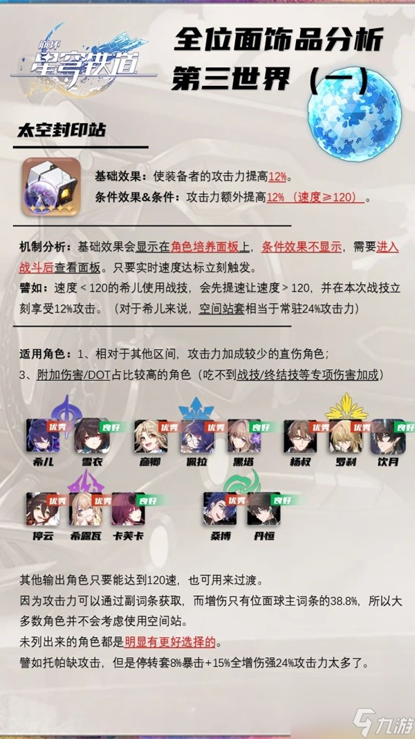 《崩坏星穹铁道》1.6版本位面饰品效果分析