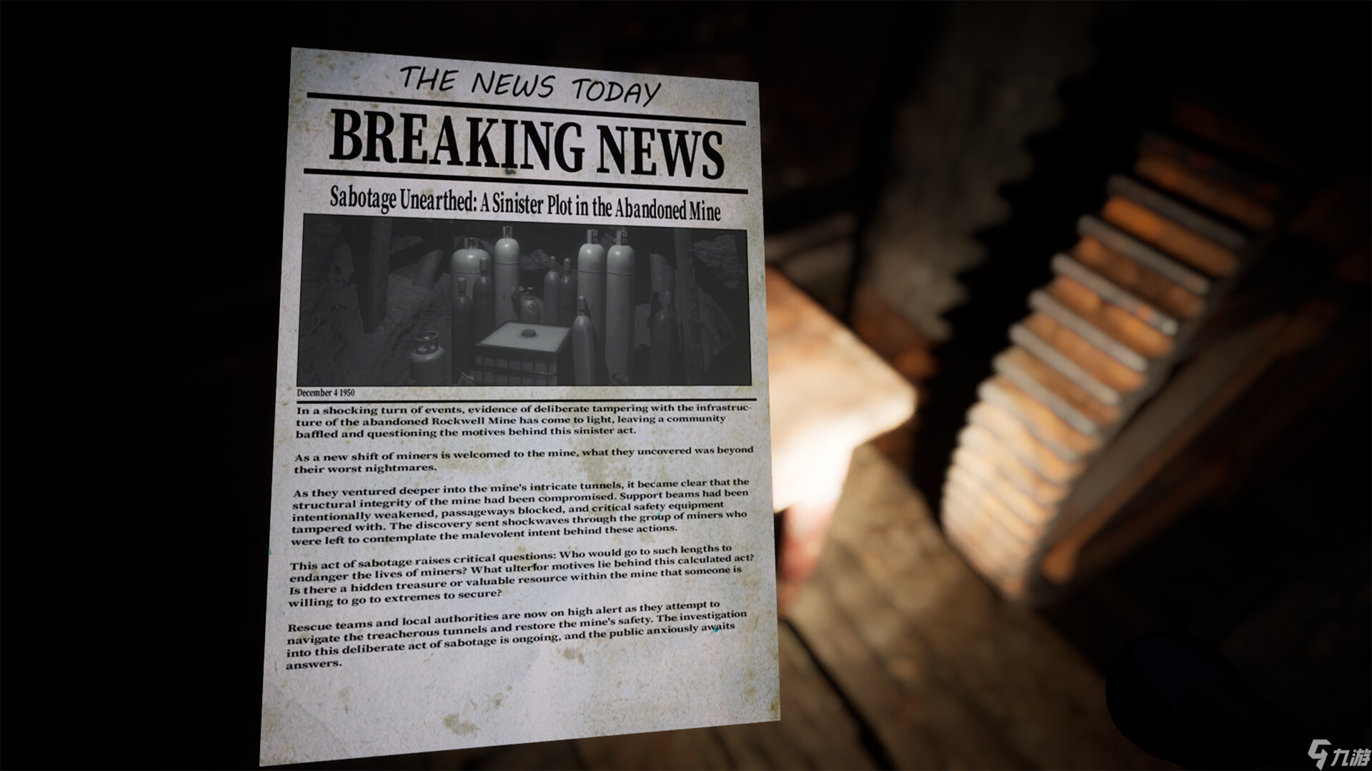 第一人称心理恐怖游戏《THE DESCENT》 现已在Steam正式发售