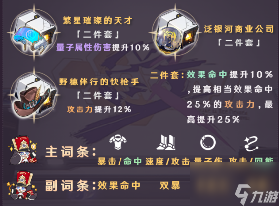 崩坏星穹铁道银狼遗器推荐