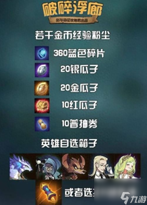 剑与远征破碎浮廊攻略路线图（剑与远征破碎浮廊通关走法）「干货」