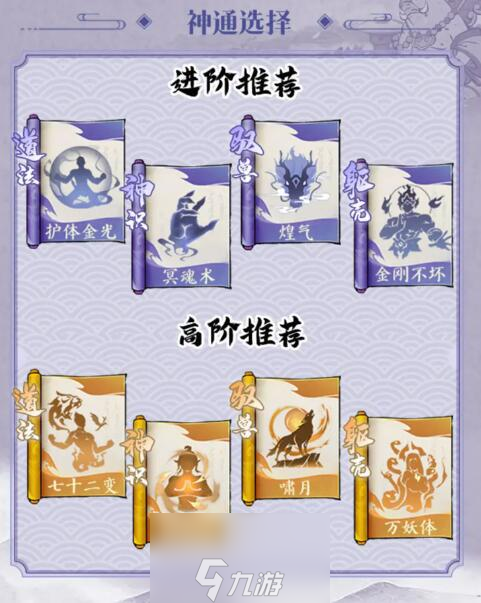 寻道大千闪避流神通搭配