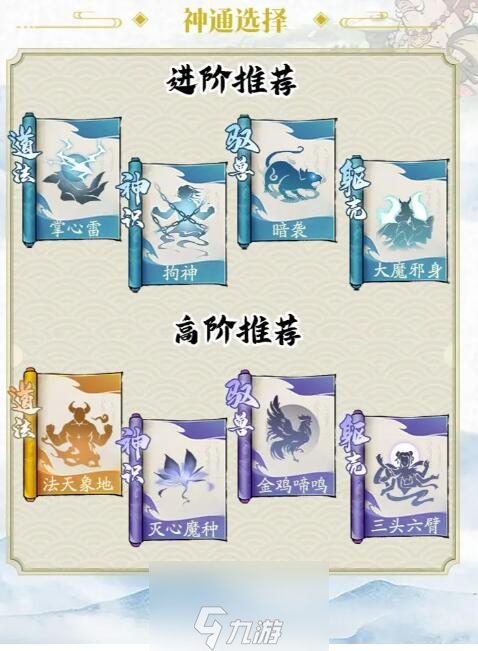 寻道大千闪避流神通搭配