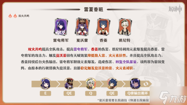 原神夏沃蕾阵容配队推荐