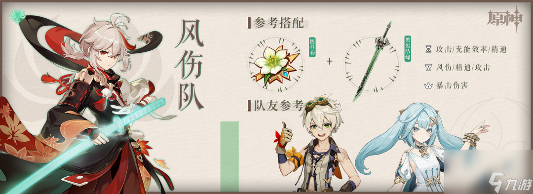 原神枫原万叶圣遗物搭配（枫原万叶武器推荐排行榜）