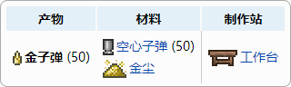 泰拉瑞亚弹药怎么合成 泰拉瑞亚子弹合成材料