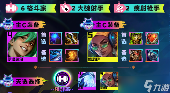 云顶之弈s10格斗九五阵容攻略