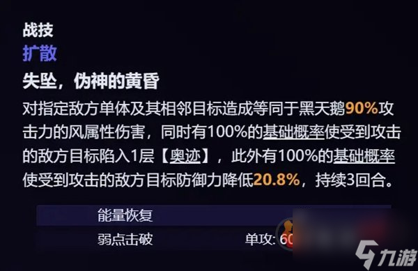 崩坏星穹铁道黑天鹅技能都是什么 崩坏星穹铁道黑天鹅技能介绍