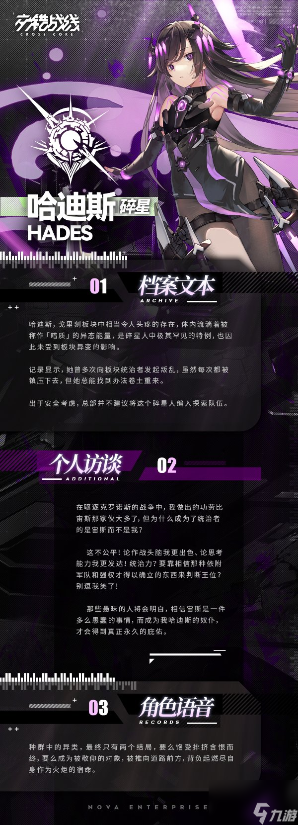 交錯戰(zhàn)線哈迪斯角色介紹