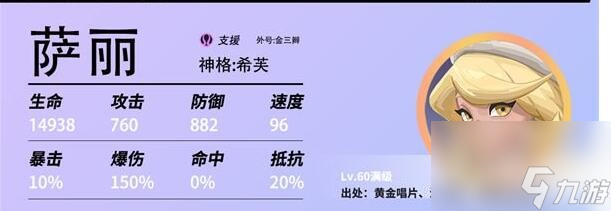 《众神派对》希芙萨丽角色介绍