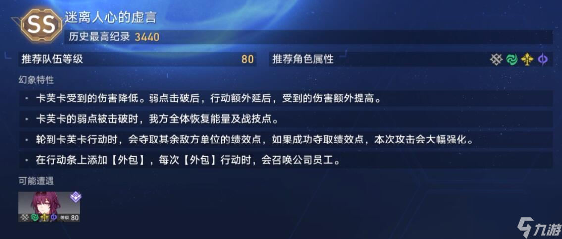 崩坏星穹铁道虚境味探第二天攻略