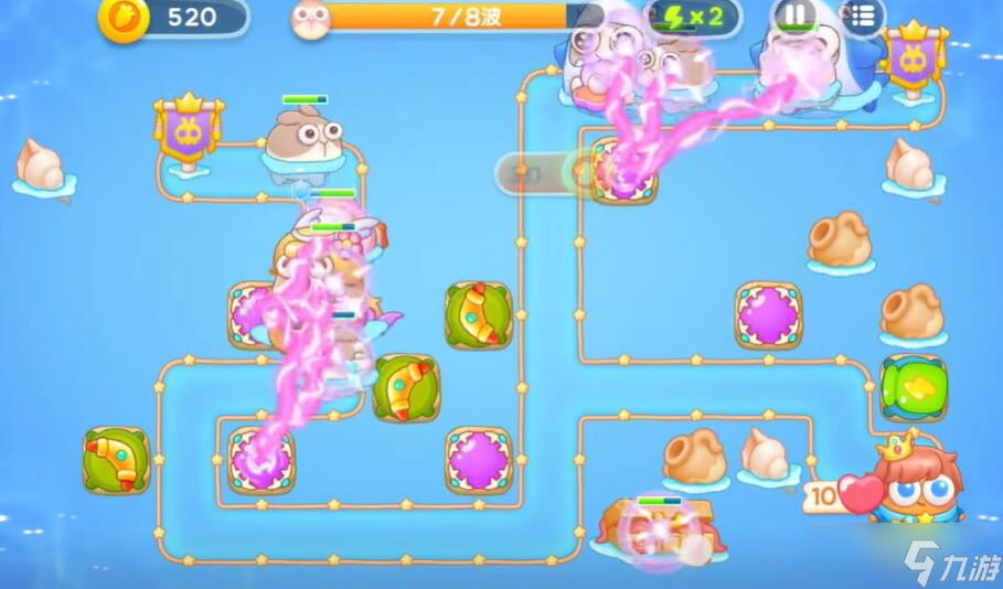 保卫萝卜4海的闺女第10关攻略
