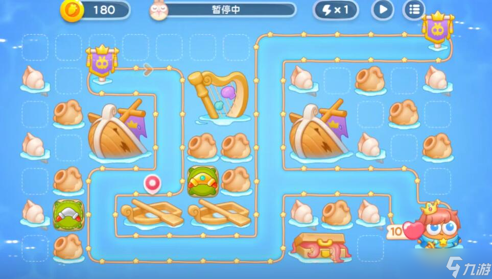 保卫萝卜4海的闺女第10关攻略