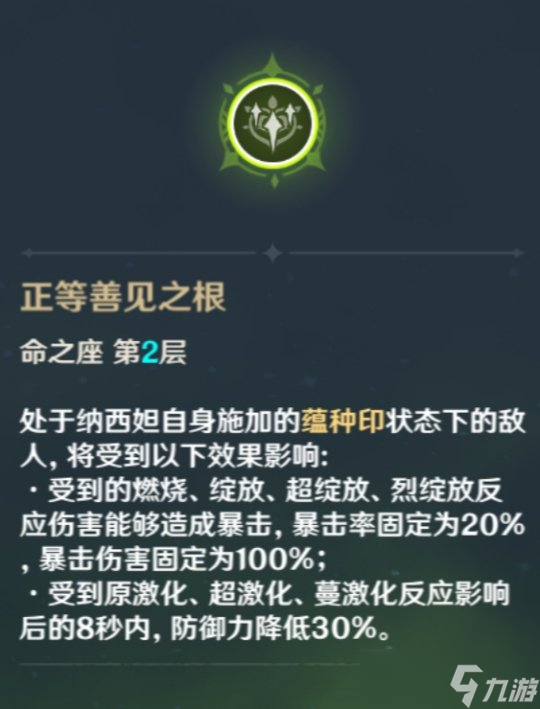 納西妲角色攻略一覽，納西妲命之座解析