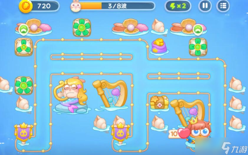保卫萝卜4海的闺女第9关攻略