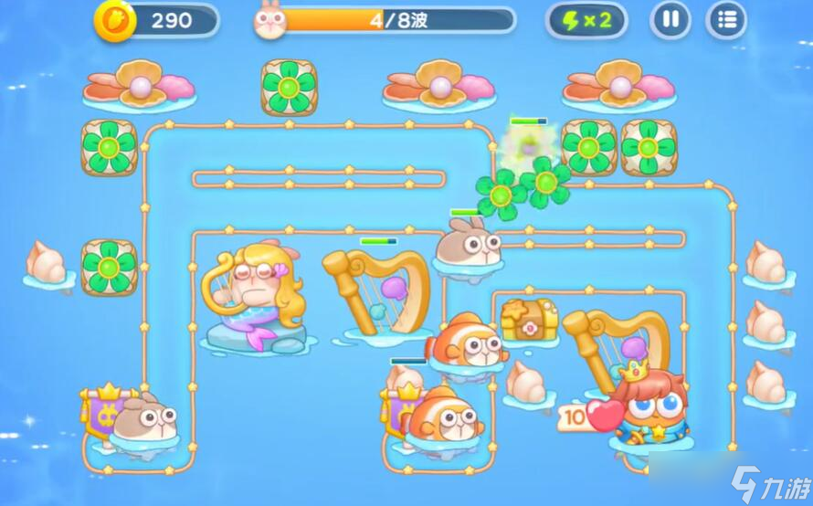 保卫萝卜4海的闺女第9关攻略