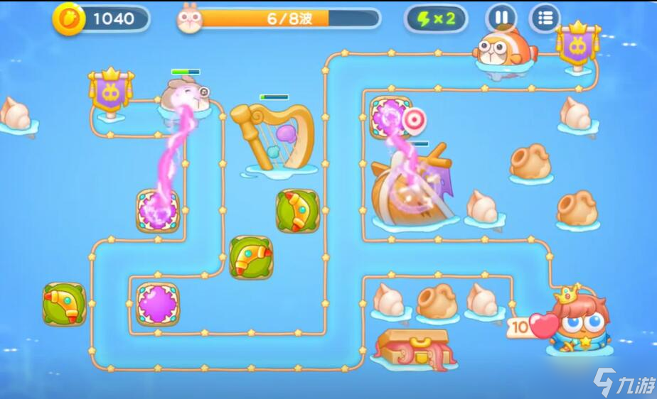 保卫萝卜4海的闺女第10关攻略