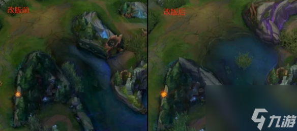 《LOL》14.1地形改动对比