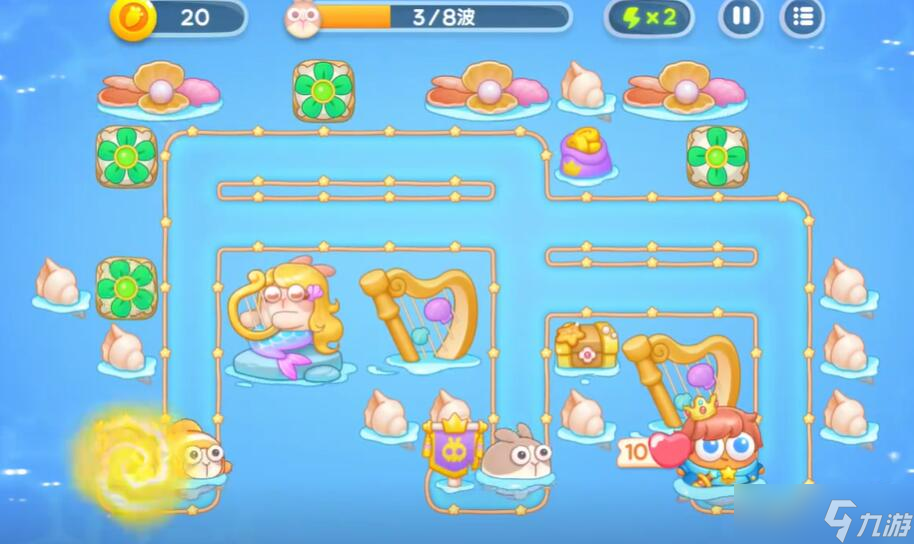 保卫萝卜4海的闺女第9关攻略