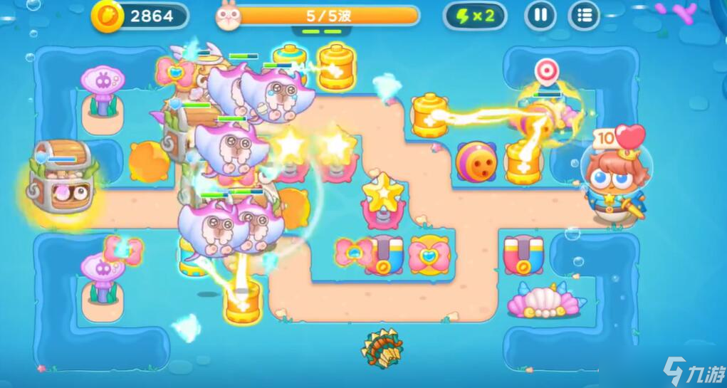 保卫萝卜4海的闺女第11关攻略