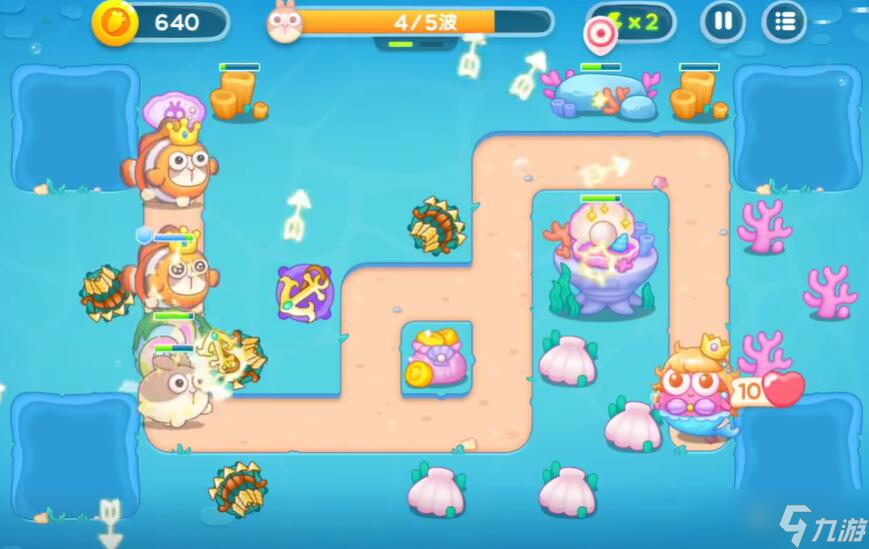 保卫萝卜4海的闺女第8关攻略