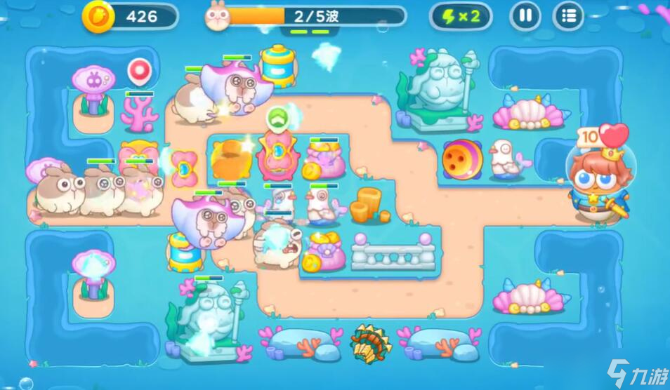保卫萝卜4海的闺女第11关攻略