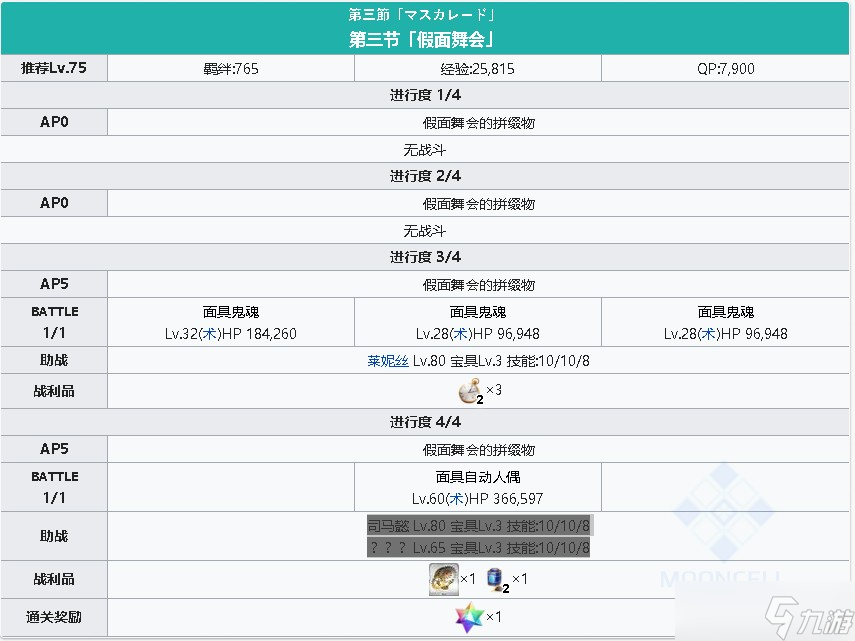 《FGO》淑女莱妮丝事件簿主线关卡第三节攻略
