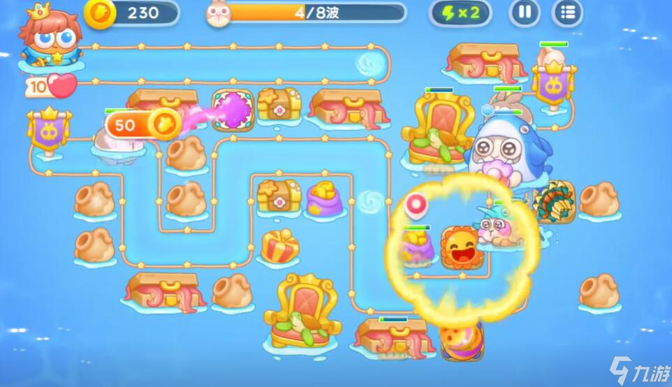 保卫萝卜4海的闺女第3关攻略