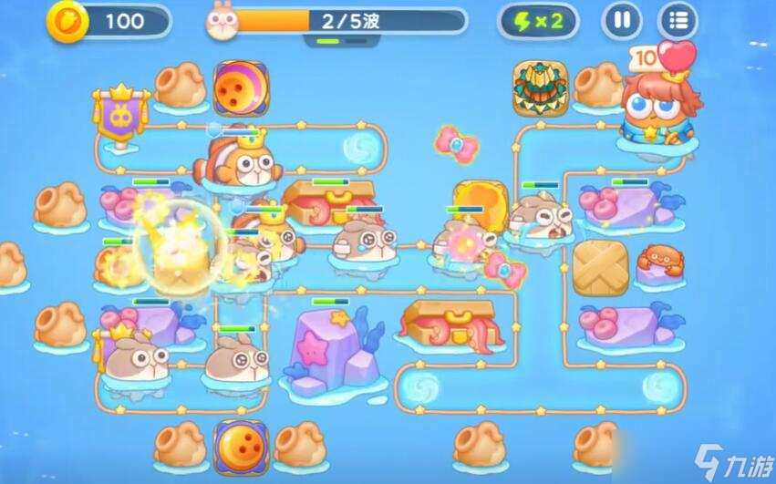 保卫萝卜4海的闺女第11关攻略