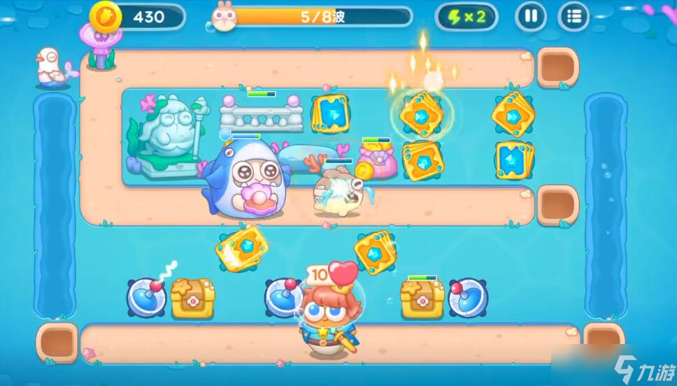 保卫萝卜4海的闺女第15关攻略