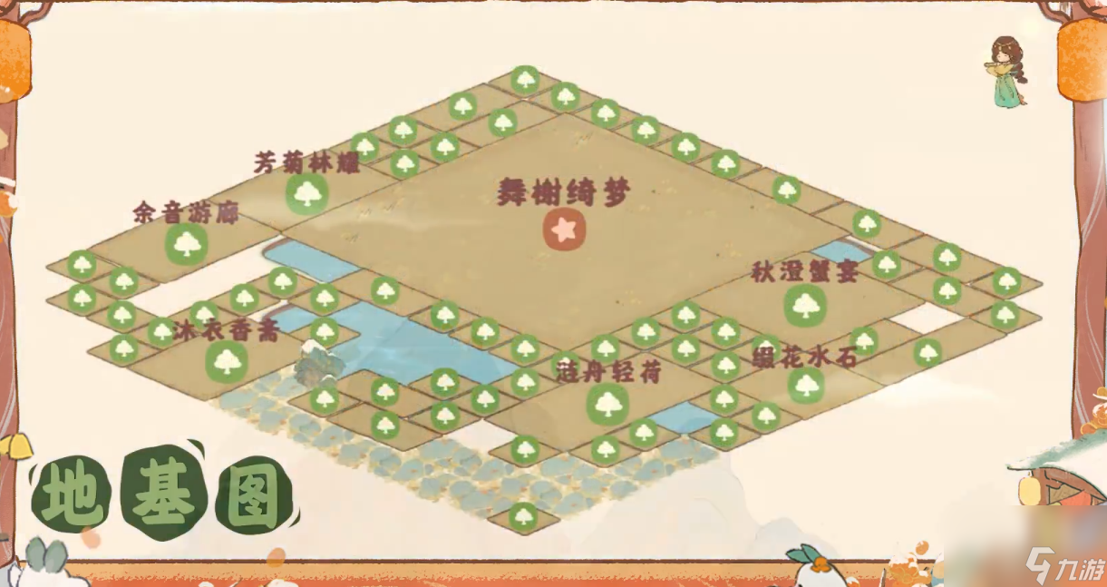 桃源深处有人家游宴醉舞怎么布局,桃源舞榭绮梦主题布局介绍