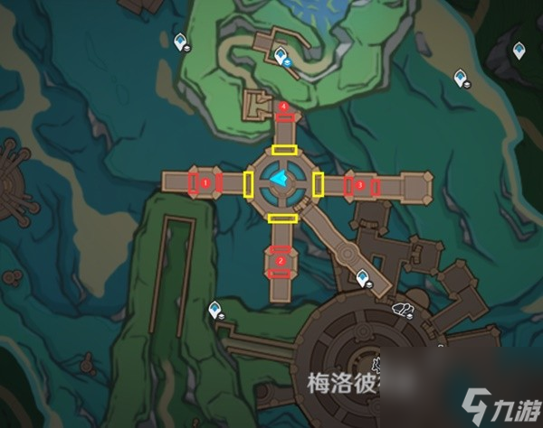《原神》梅洛彼得堡废弃生产区转盘解密攻略