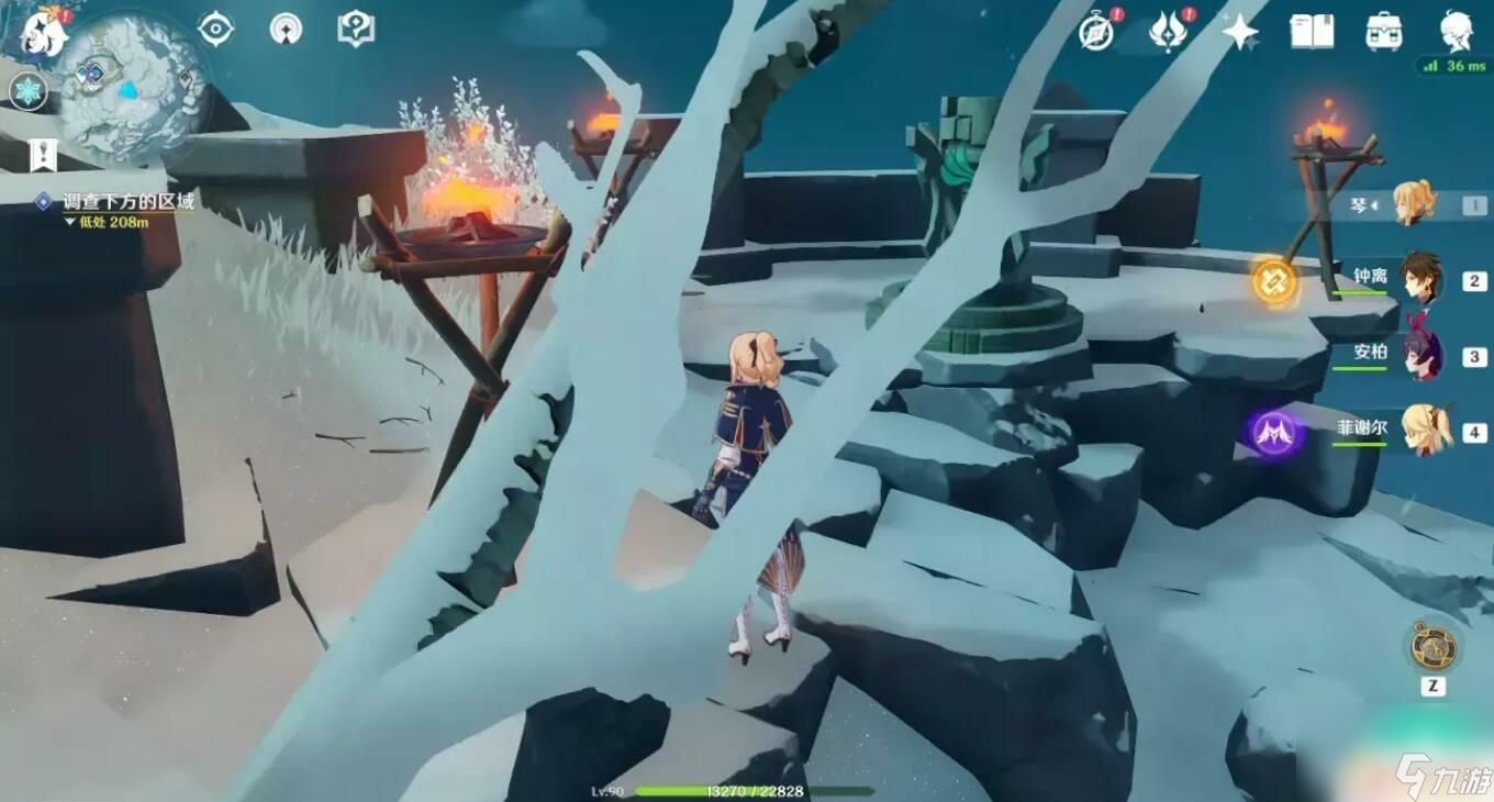 原神雪山山顶从哪进去 原神雪山山顶路线地图