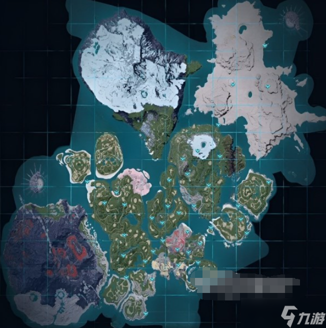 幻兽帕鲁地图点位大全 全点位地图位置一览