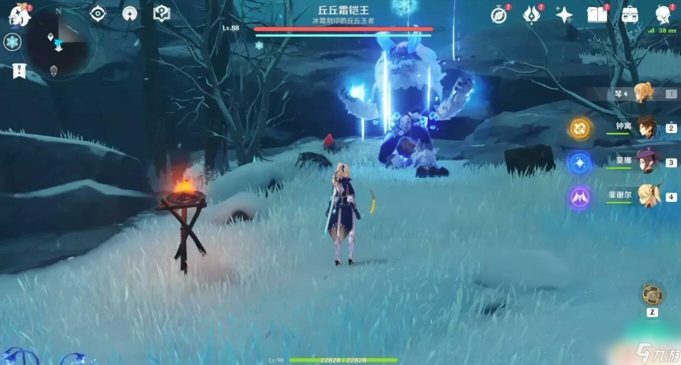 原神雪山山顶从哪进去 原神雪山山顶路线地图